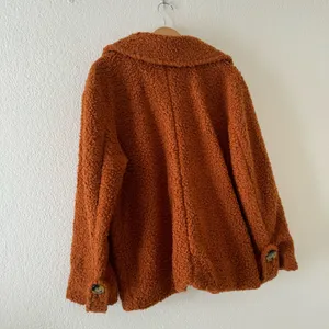 Free People *SO SOFT* Teddy Coat In Terra Cotta thumbnail 5