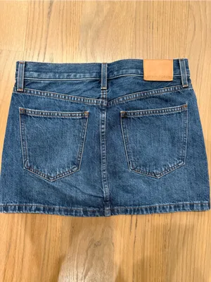 Denim Forum Blue High-Rise Denim Mini Skirt 90’s Ricci thumbnail 3