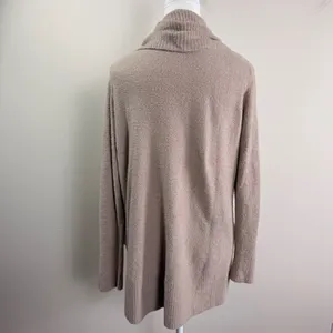 Barefoot Dreams CozyChic Lite Circle Cardi Taupe Open Front Cardigan‎ 423 XL thumbnail 5