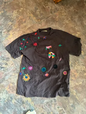 Kimchi Blue Urban Outfitters Embroidered T Shirt thumbnail 2