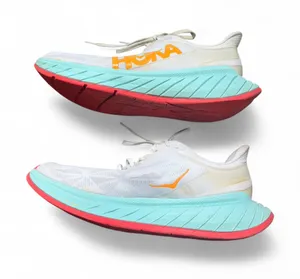 HOKA One One Carbon X 2 Men’s 12.5D Running Shoes White Orange Carbon Plate Road thumbnail 7