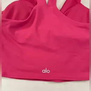ALO Airbrush Real Bra Tank Top Pink Size XS thumbnail 5