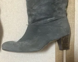 Women's grey hush puppies Suede Knee-High Boots 7.5 thumbnail 3