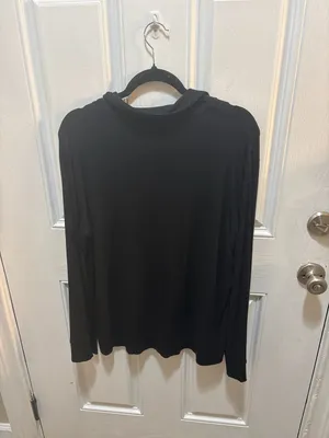 SKIMS Soft Lounge Sleep Top Onyx Black Size Large thumbnail 5