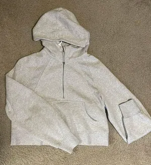 Lululemon Heather Grey Scuba Hoodie thumbnail 1