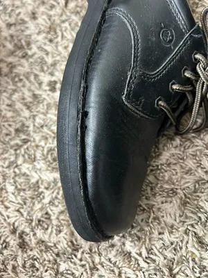 Born Black Leather Oxford Derby-style lace-up shoes Sz 8 thumbnail 6