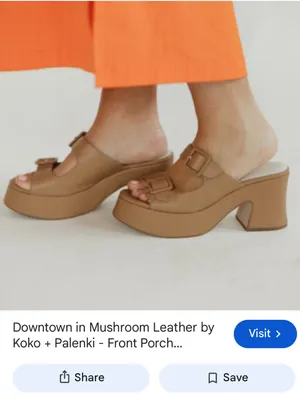 NEW Koko + Palenki Downtown platform slide sandals thumbnail 10
