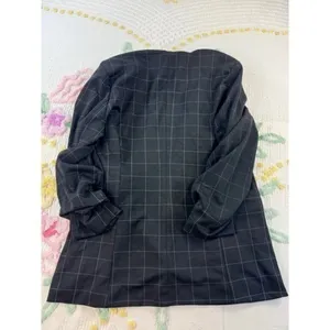 BBJ Los Angeles Women's Black Grid Pattern Blazer XL‎ thumbnail 12