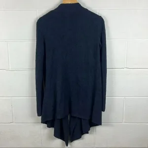 Barefoot Dreams cozy chic lite island wrap navy cardigan thumbnail 4