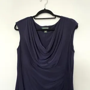 Lauren Navy Blue Stretchy Classic Dress thumbnail 7