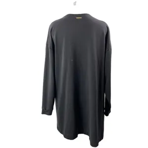 Gymshark Women's Black Long Sleeve Knit Midi Open Cardigan Sweater Top Size M thumbnail 3