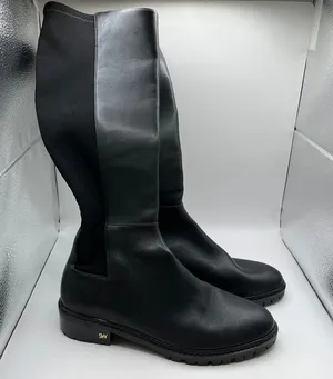 NWOB Stuart Weitzman City Knee High Boot size 6B black leather thumbnail 1