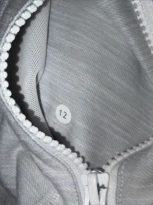 Lululemon Define Jacket Space Ice Grey Dye Size 12 Barely Worn thumbnail 6