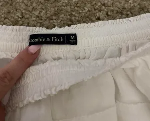 Abercrombie White Skater Skirt thumbnail 3