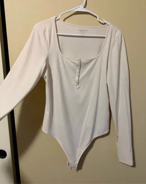 American Eagle Bodysuit Ribbed Soft & Sexy thumbnail 1