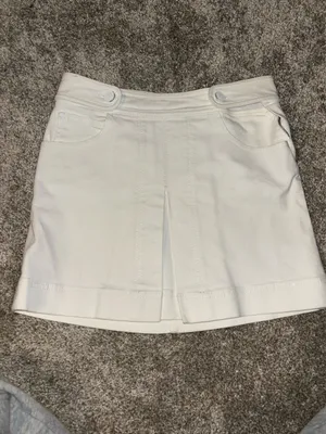 Gucci White Jean Skirt thumbnail 7