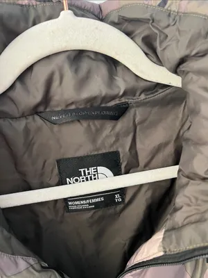 The North Face Gotham II Hooded Down Puffer Jacket Camo Army Green - Women's XL thumbnail 5