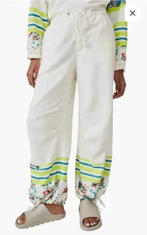Free People Movement Sway Floral Print Pants Size XS thumbnail 1