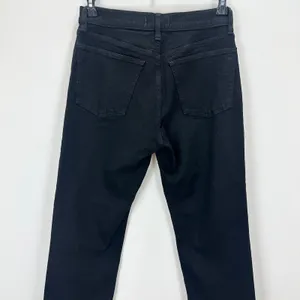 Madewell The Longline Straight Jean Black Frost Comfort Stretch Denim US 28 NWT thumbnail 10