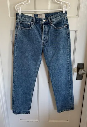 NWT‎ Everlane organic cotton The Relaxed Straight Jean size 26 regular thumbnail 1