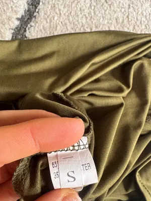 Amazon Olive Green Halter Mini Dress thumbnail 6