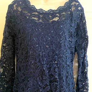 My Michelle Navy‎ Sequin Cocktail Dress Size Extra Large thumbnail 2