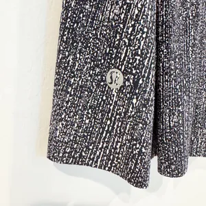 Lululemon‎ Lost in Pace Skort Size 6 Tall Black Country Club Preppy Tennis Prep thumbnail 7