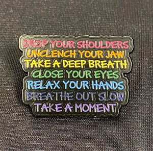 Read this self-care pin/magnet once an hour | Put it where you will see it a lot thumbnail 1