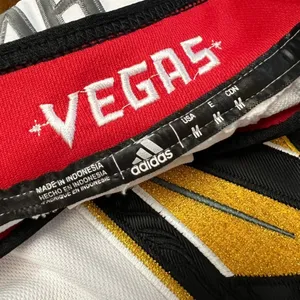 Adidas Vegas Golden Knights Reaves 75 Authentic Jersey Fight Strap Womens M Whit thumbnail 13