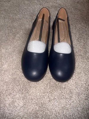 Women's Black and White Slip-On Ballet Flats size 10/10.5 thumbnail 3