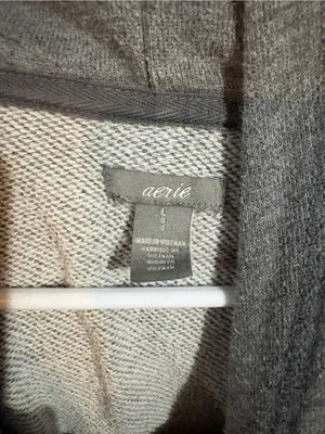 Aerie Snap Side Oversized Hoodie | Size: Large thumbnail 4