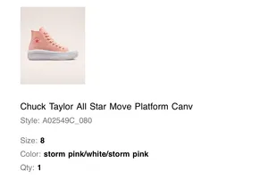 Converse Chuck Taylor All Star Move Platform thumbnail 5