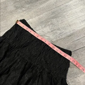 Free people Lala Lace Mini Dress. NWT. Black - small thumbnail 10