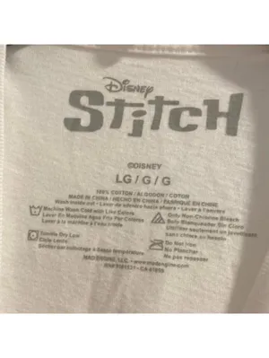 Disney stitch, tropical lounge chair, and drink colorful Graphic shirt thumbnail 6