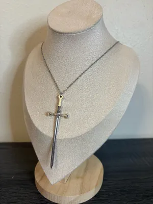 Handmade Silver Sword Necklace thumbnail 4