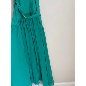 NWT Hutch Belted Maxi Dress Women Size 16W 2026 Style Green Belted Pleated thumbnail 6