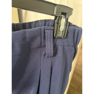 Halara Wide Leg Pants Womens XL Petite Navy Blue Pleated Office Wear Minimalist thumbnail 10