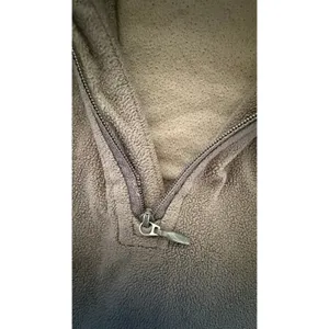 Columbia Fleece Pullover Women’s M Gray 1/4 Zip Long Sleeve Outdoor Jacket thumbnail 6