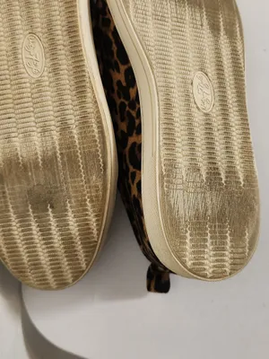 Vintage7Eight Brown Leopard Print Slip-On Sneakers Size 9 thumbnail 6