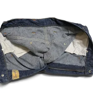 Vintage Wrangler High-Rise Tapered Straight Leg Blue Denim Jeans Made in USA L thumbnail 8
