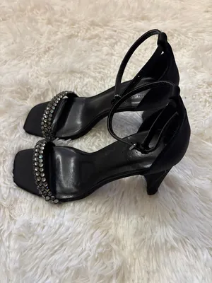 Apt. 9 Black Crystal-Embellished Ankle Strap Heels - Women thumbnail 3