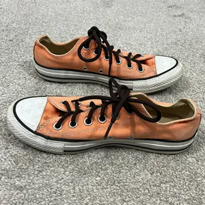 Converse Unisex Size 7 Orange Canvas Chuck Taylor Low Top Sneakers thumbnail 5