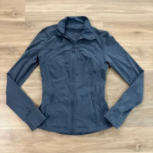 Lululemon Define Jacket Luon Iron Blue Women Size 6 thumbnail 1