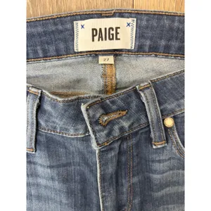 PAIGE Skinny Jeans Women’s 27 Blue Distressed Mid Rise Stretch Denim Ankle thumbnail 7