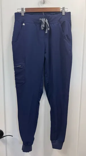Figs Zamora Jogger Scrub‎ Pant Navy Blue Drawstring Medical Women’s Small thumbnail 1
