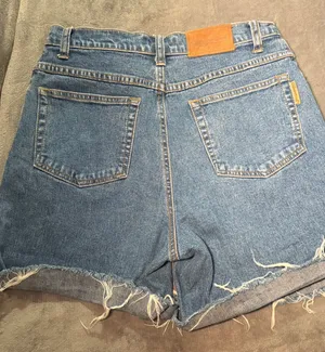 Coldwater Creek High-Rise Cut Off Denim Shorts Raw Hem Blue Size 4 thumbnail 5