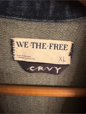 We The Free FREE PEOPLE CRVY Ring The Alarm Denim Jumpsuit‎ thumbnail 6