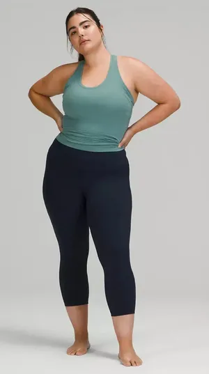 NEW Lululemon Align High Rise Legging Crop 23" Size 8 New Authentic True Navy thumbnail 1