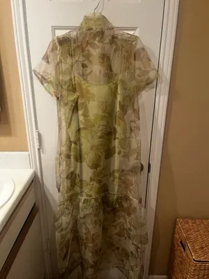 Sugar Lips Ellery floral dime organza maxi dress thumbnail 4