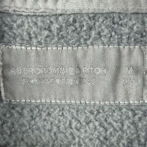 Abercrombie & Fitch Men's Blue Gray Pullover Hoodie‎ Size M Tall thumbnail 5